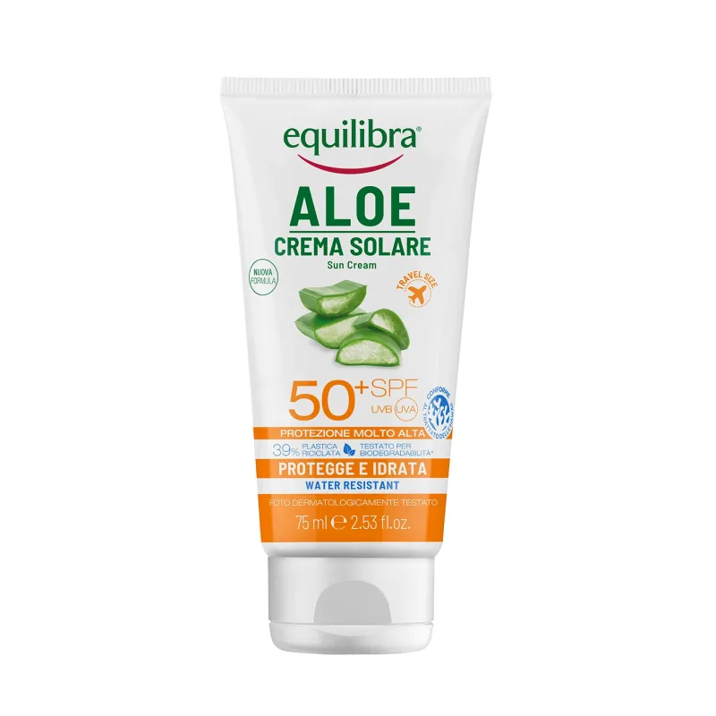 Equilibra Aloe, protecție solară, SPF 50+, 75 ml — preț și oferte