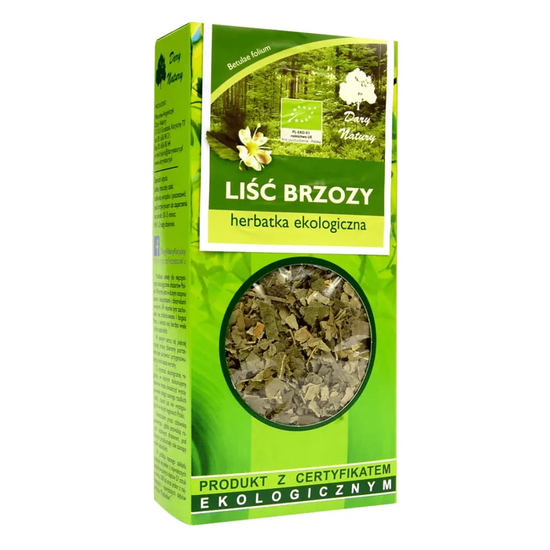 Darya Natury Frunză de mesteacăn, ceai organic, 50 g Dary Natury — preț și oferte