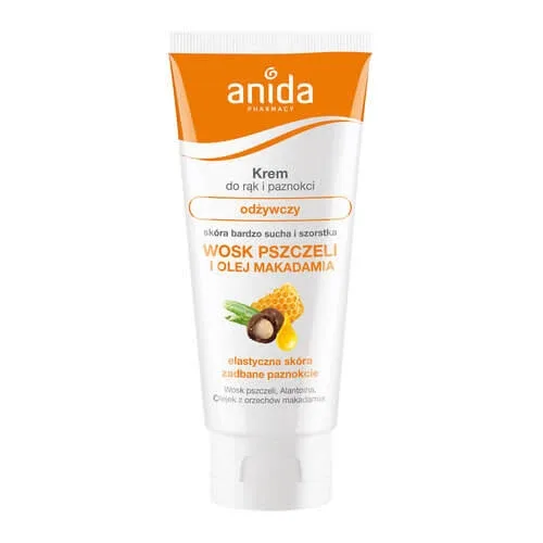Anida, Cremă de ceară și unghii, ceară de albine și ulei de macadamia, 100 ml — preț și oferte