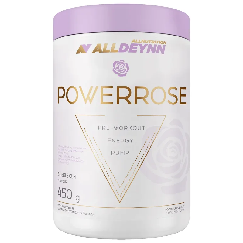 Allnutrition Alldeynn PowerRose, aromă de gumă cu bule, 450 g — preț și oferte