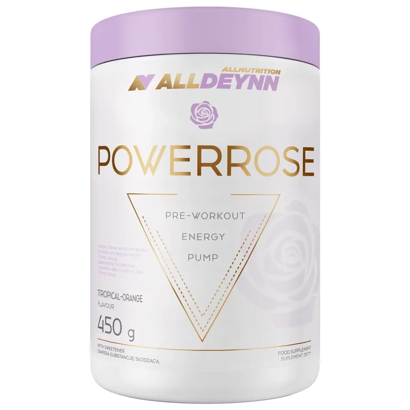 Allnutrition Alldeynn PowerRose, aromă de portocale tropicale, 450 g — preț și oferte