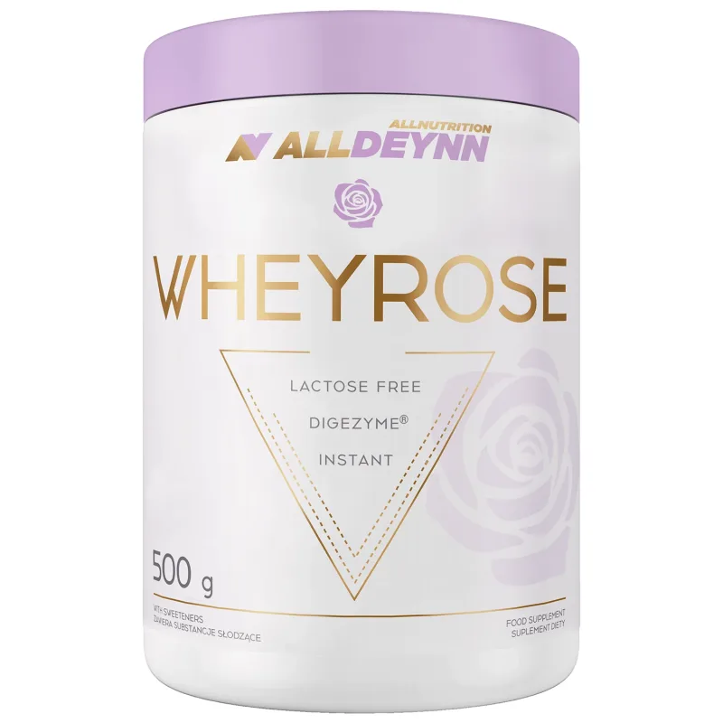 Allnutrition Alldeynn WheyRose, aromă de cafea cu bucăți de cookie fără zahăr, 500 g — preț și oferte