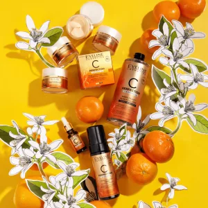 Eveline Cosmetics C-Perfection 30+, cremă de față cu efect puternic de iluminare și netezire, zi și noapte, 50 ml