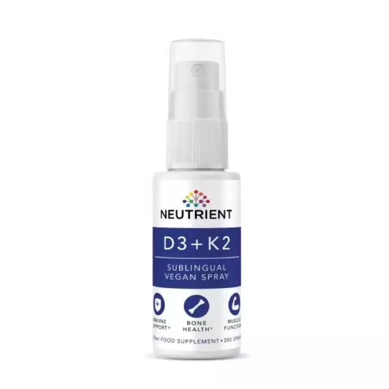 Vitamina D3 + K2 2000UI Vegan Oral Spray, 30 ml, Neutrient — preț și oferte