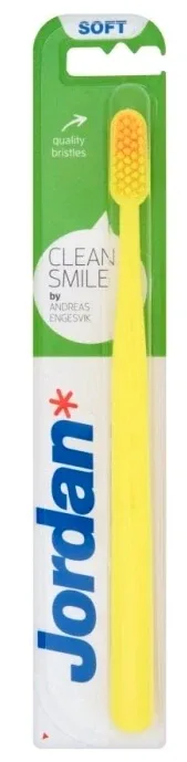 Jordan, periuță de dinți moale Clean Smile, 1 buc — preț și oferte