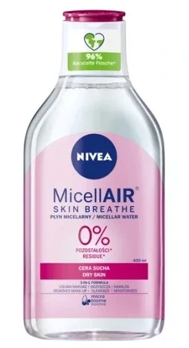 Nivea MicellAir Skin Breathe Loțiune micelară pentru piele uscată, 400ml