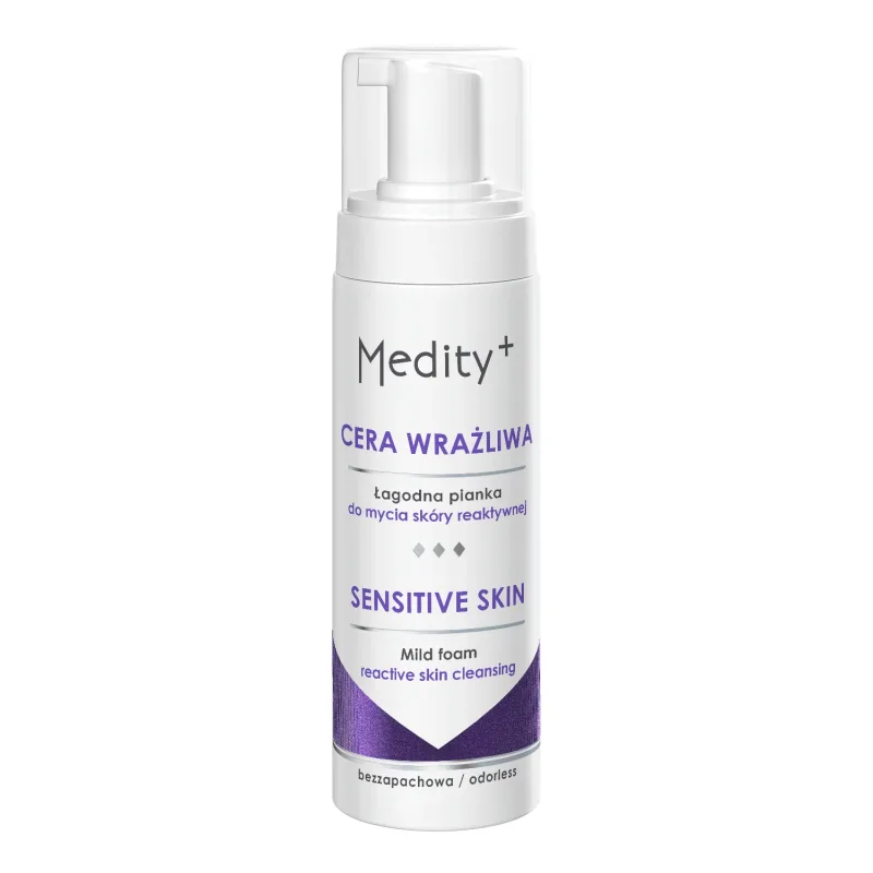 Ava Medity+ Sensitive Skin, Spumă delicată de curățare facială, 150 ml — preț și oferte