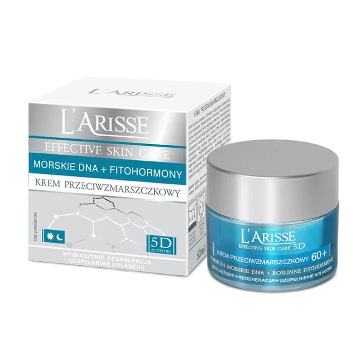 AVA L'ARISSE, cremă antirid 60+, ADN marin și fitohormoni, 50 ml — preț și oferte