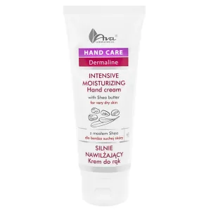 Ava Hand Care Dermaline, cremă de mâini foarte hidratantă cu unt de Shea pentru pielea foarte uscată, 100 ml