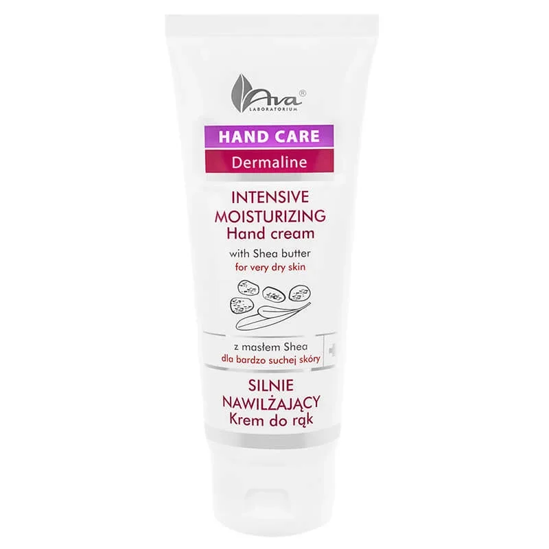Ava Hand Care Dermaline, cremă de mâini foarte hidratantă cu unt de Shea pentru pielea foarte uscată, 100 ml — preț și oferte