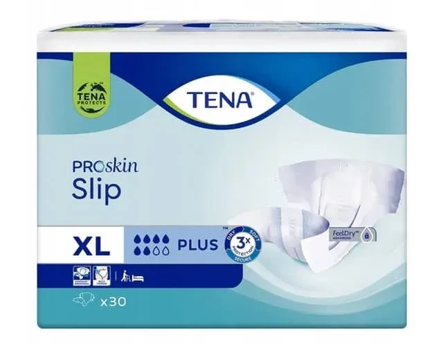 Scutece Tena Slip ProSkin plus XL, 30 buc - Viață lungă! — preț și oferte