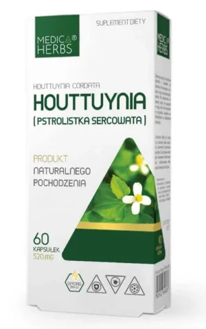 Houttuynia (Heartwort) 520mg, 60 capsule Medica Herbs