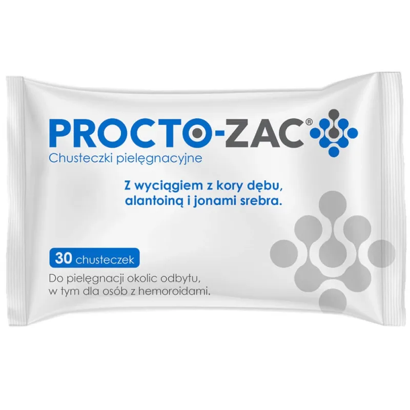 Procto-Zac, șervețele de îngrijire, 30 bucăți — preț și oferte