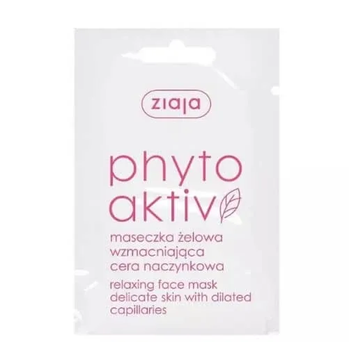 Ziaja Phytoactiv, Mască gel de întărire, piele vasculară, 7ml — preț și oferte