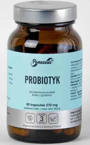 Probiotic Saccharomyces boulardii 50 capsule Panaseus