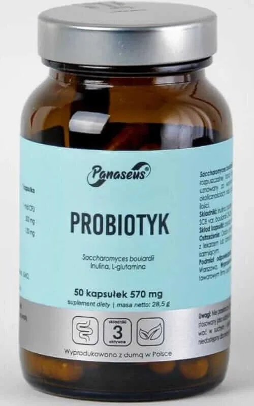 Probiotic Saccharomyces boulardii 50 capsule Panaseus — preț și oferte