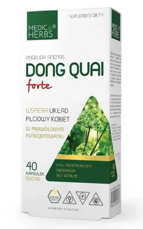 Dong Quai Forte (560mg) 40 capsule Medica Herbs Medica - Pro Natura — preț și oferte
