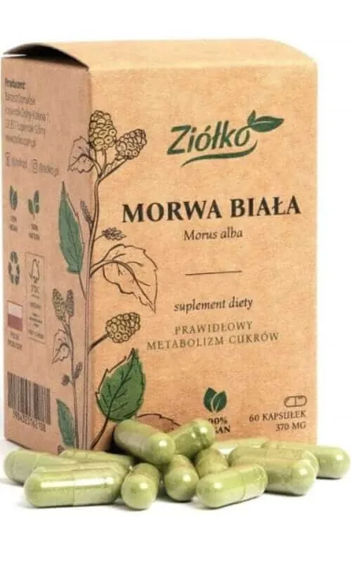 Mulberry alb - Correct metabolismul zahărului - 60 capsule pe bază de plante — preț și oferte