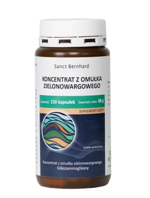 Extract de moluște cu buze verzi (500 mg) 150 capsule Sanct Bernhard