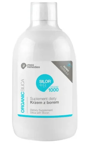 SILOR + B ORGANIC Silicon organic cu bor 500ml Invex Remedies