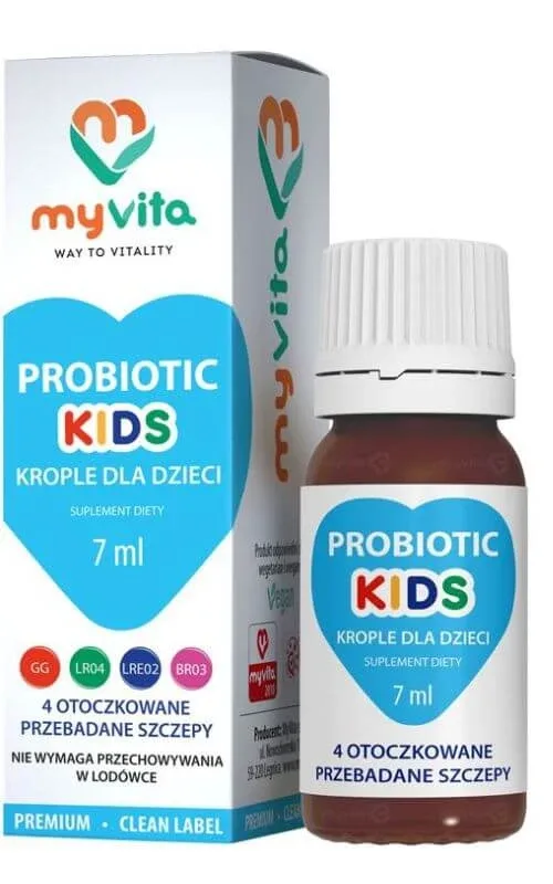Probiotic KIDS picături 7 ml MyVita — preț și oferte