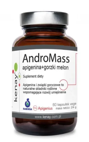 AndroMass extrem botanic SARM / Apigenin + Bitter melon, 60 capsule Kenay
