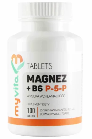 Citrat de magneziu + B6 P-5-P 100 comprimate Myvita