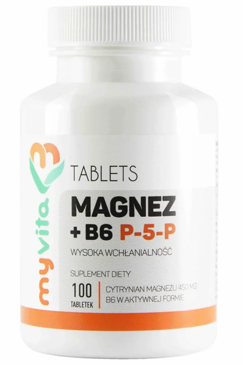 Citrat de magneziu + B6 P-5-P 100 comprimate Myvita — preț și oferte