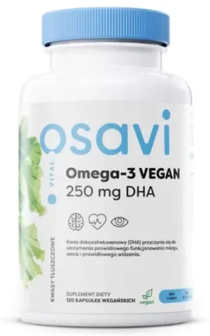 Osavi Omega-3 vegan 250 mg DHA 120 capsule