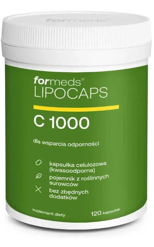 Vitamina C lipozomală LIPOCAPS C 1000 (120 capsule) Formeds — preț și oferte