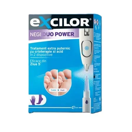 Excilor Tratament Negi Duo Power,Ct 2 Dispozitive — preț și oferte
