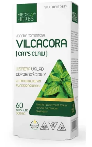 Vilcacora (gheara pisicii) 500mg, 60 capsule Medica Herbs