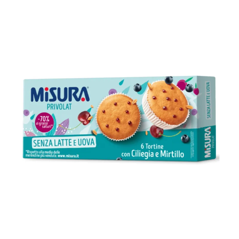Briose cu cirese si afine fara lactoza, 290 g, Misura — preț și oferte