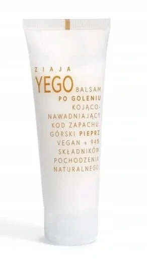 Ziaja Yego, Balsam după ras calmant și hidratant cu piper de munte, 80 ml