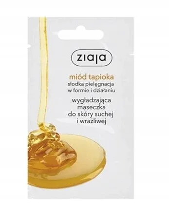 Ziaja, miere de tapioca, mască de față pentru piele uscată și sensibilă, 7 ml — preț și oferte