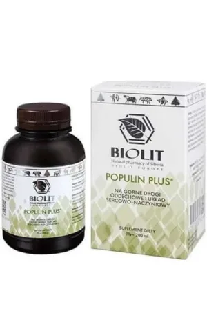 Populin Plus extract de plop negru 200ml BIOLIT