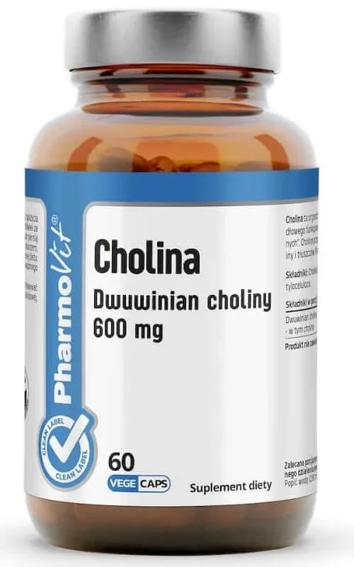 Colină colină dihidrat 600 mg, 60 capsule Pharmovit Clean Label — preț și oferte