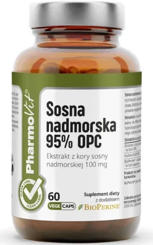 Pin de coastă 95% OPC 60 capsule Pharmovit Clean Label