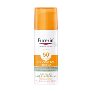 Eucerin Sun Protection Oil Control, gel-cremă pentru protecția culorii, ușoară, SPF 50+, 50 ml