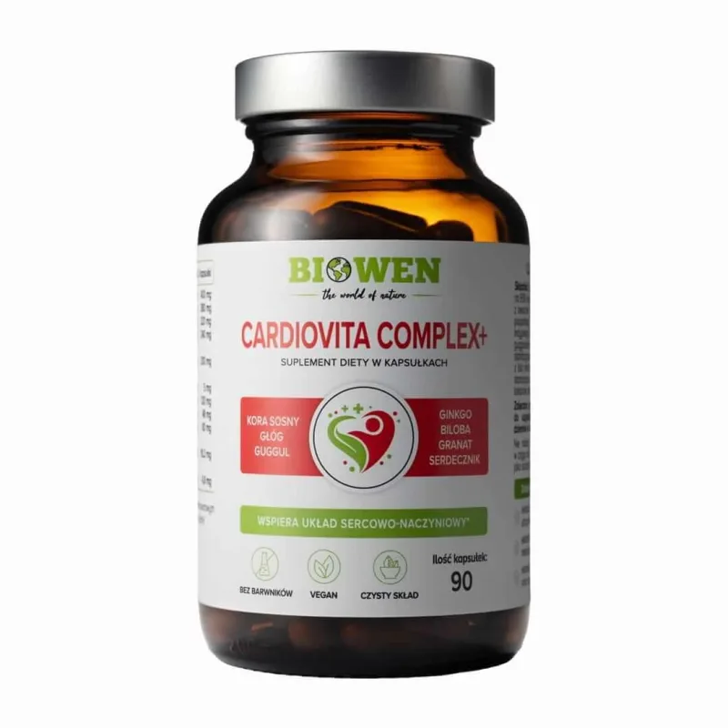 Cardiovita Complex+ (sistem cardiovascular) 90 capsule Biowen Biodio — preț și oferte