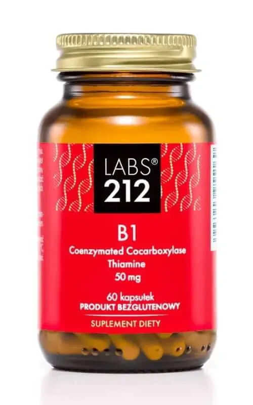 Labs212 B1 Cocarboxilază coenzimată (vitamina B1) 60 capsule — preț și oferte
