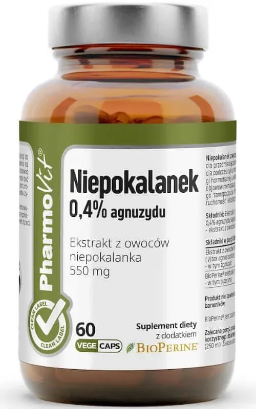 Immaculata 0,4% agnuside 60 capsule Pharmovit Clean Label — preț și oferte