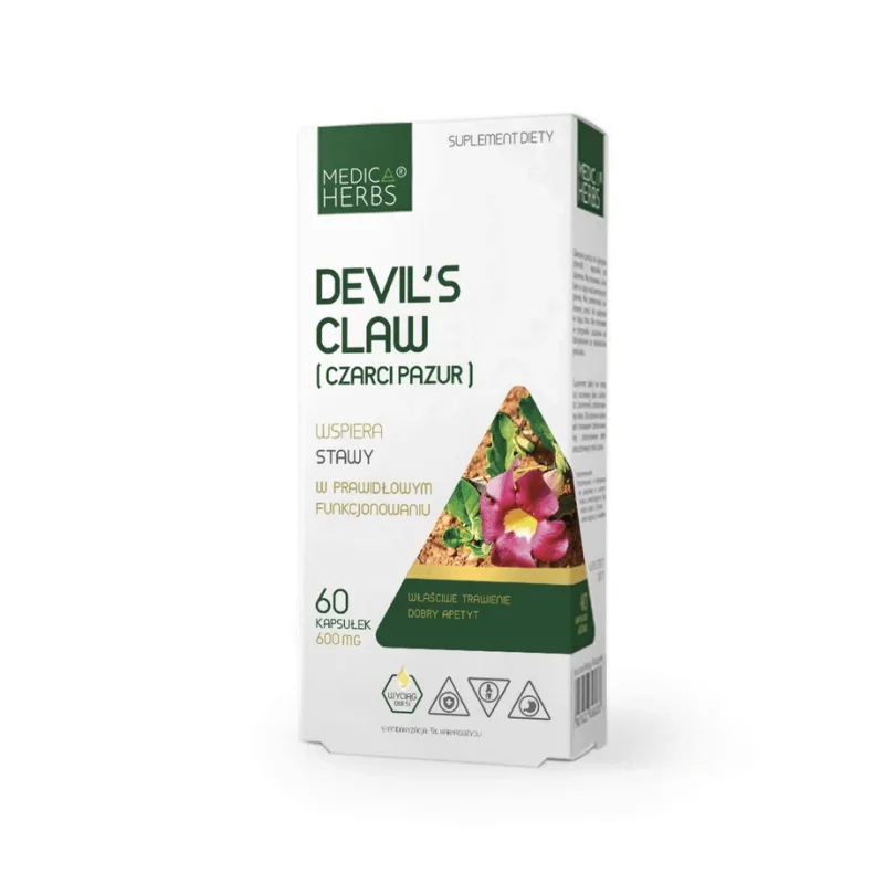 Medica Herbs Gheara Diavolului 600mg, 60 capsule Medica - Pro Natura — preț și oferte