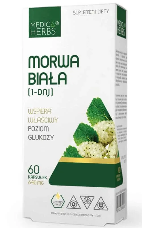 Mure 640 mg 60 capsule (1% 1-DNJ) MEDICA HERBS — preț și oferte