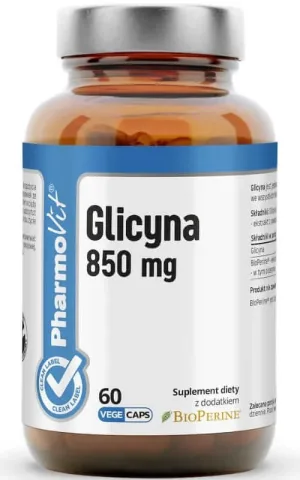 Glicină 850 mg 60 capsule Pharmovit Clean Label