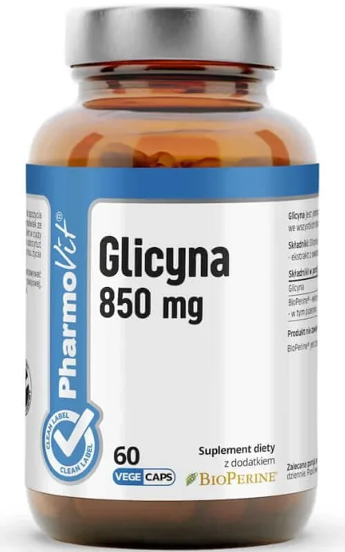 Glicină 850 mg 60 capsule Pharmovit Clean Label — preț și oferte