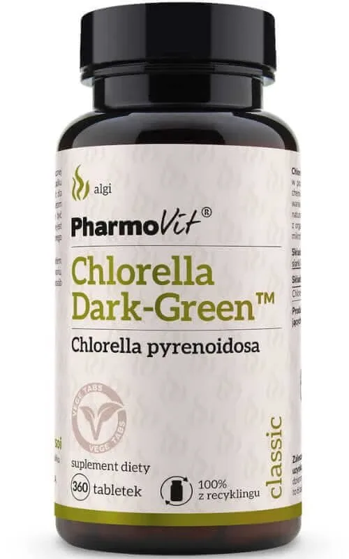 Chlorella Dark-Green 360 comprimate Classic Pharmovit — preț și oferte