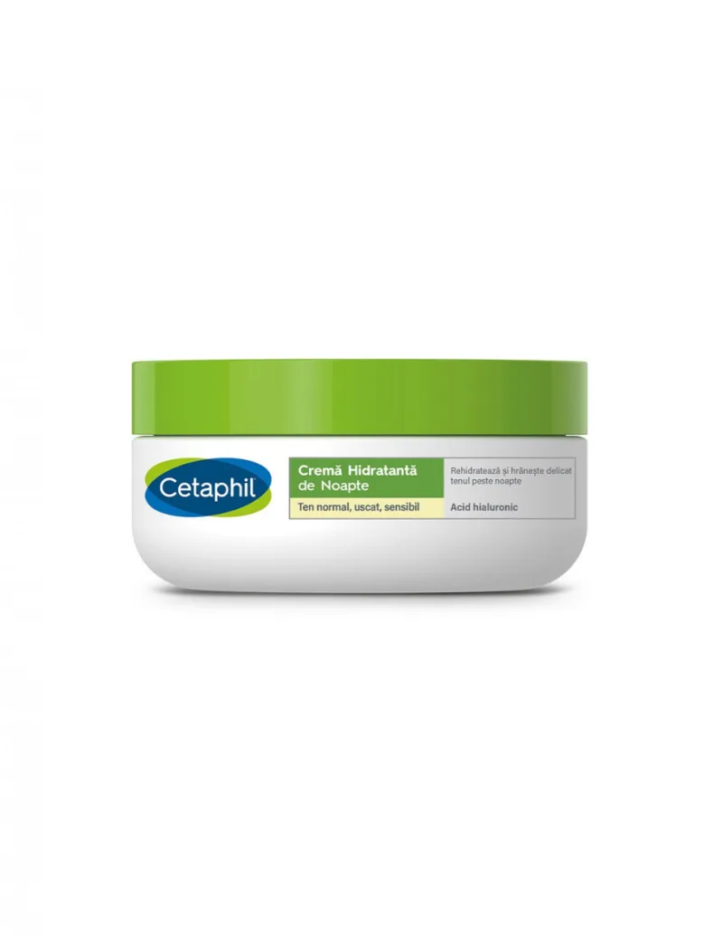 Crema hidratanta de noapte cu Acid Hialuronic, 48 ml, Cetaphil GALDERMA — preț și oferte