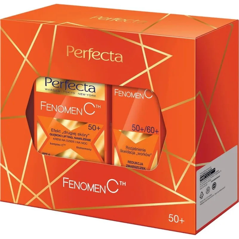 Perfecta Fenomen C Cremă de zi și de noapte 50+ 50ml + Cremă de ochi și pleoape 50+/60+ 15ml — preț și oferte