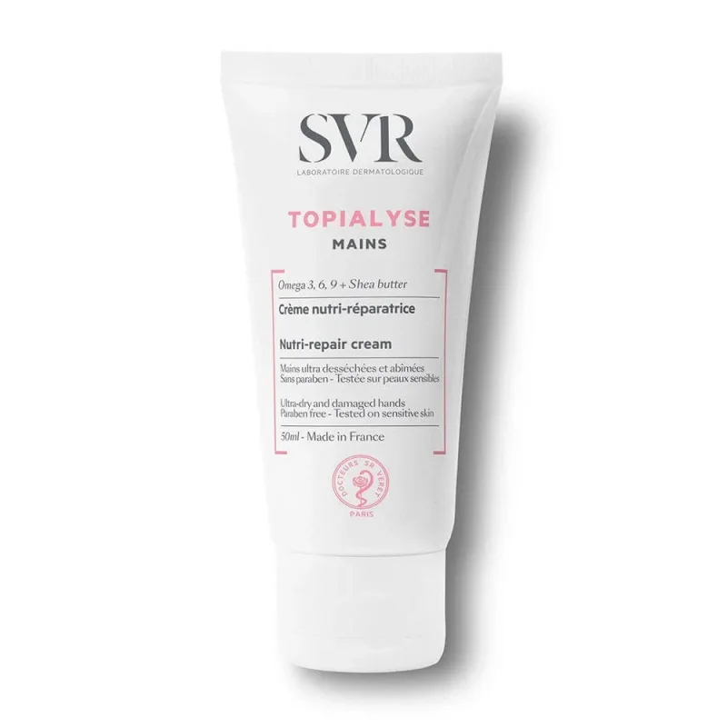 SVR,  Topialyse Cremă de mâini hrănitoare și reparatoare 50ml — preț și oferte
